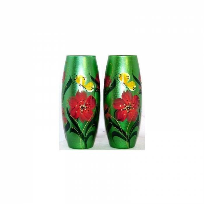 Художественная роспись на окрашенном стекле Васат