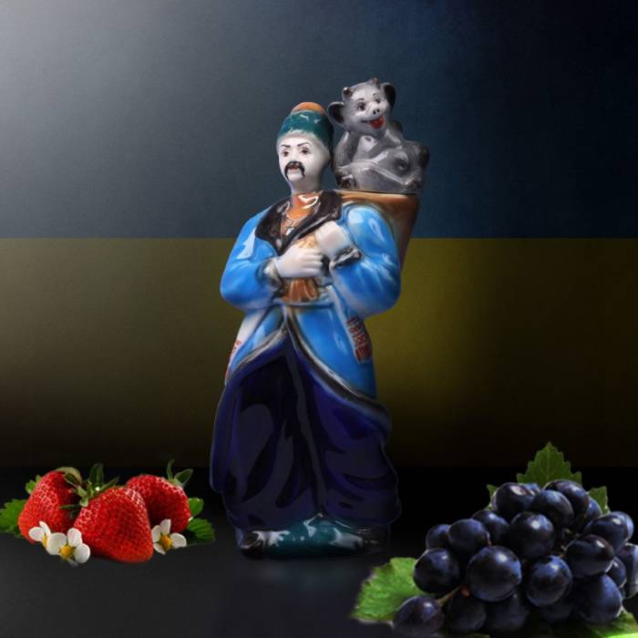 Купити Купити Бутылка "Казак с чертом" сувенирная 1 л в Україні в Україні
