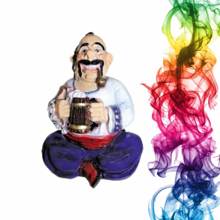 Садовая фигура купить Хозяин высота 75 см слива