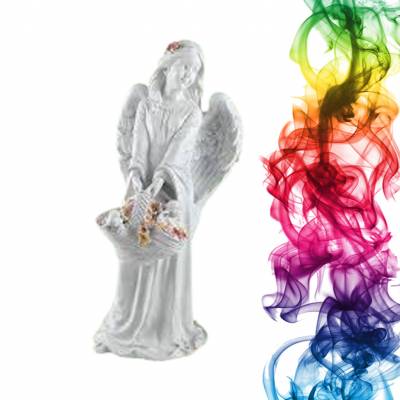 Садовая фигура купить Ангелина высота 62 см лимон