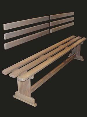 Деревянная лавка  2 1