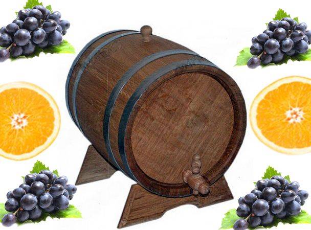 Купити Купити Купить Дубовая бочка 15л для спиртных напитков Демон сидящий в Україні в Україні