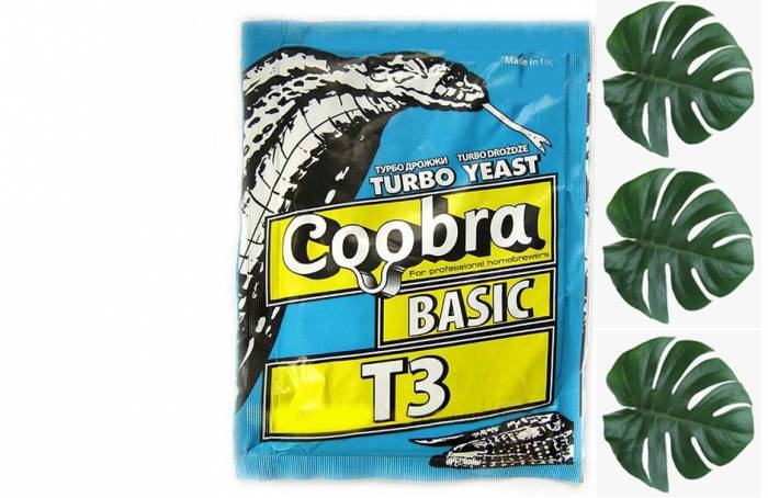 Купити Купити Спиртовые дрожжи Coobra Basic T3  90 грамм Швеция Хакель в Україні в Україні