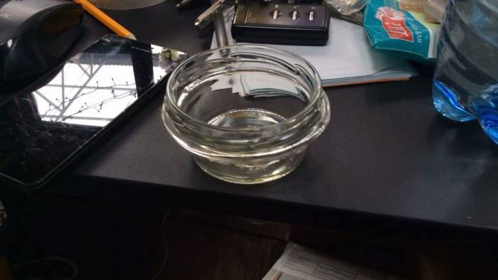 Стеклянная банка с резьбой Алибаба 0,350 л в розницу и оптом