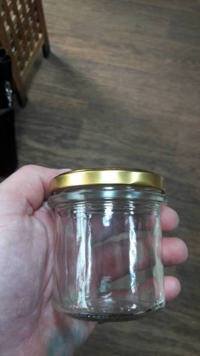 Купити Купити Стеклянная банка с резьбой Алибаба 0,350 л в розницу и оптом в Україні в Україні