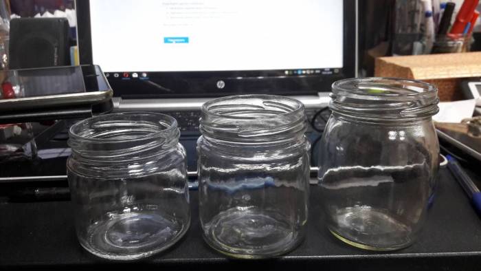 Купити Купити Стеклянная банка с резьбой Алибаба 0,350 л в розницу и оптом в Україні в Україні