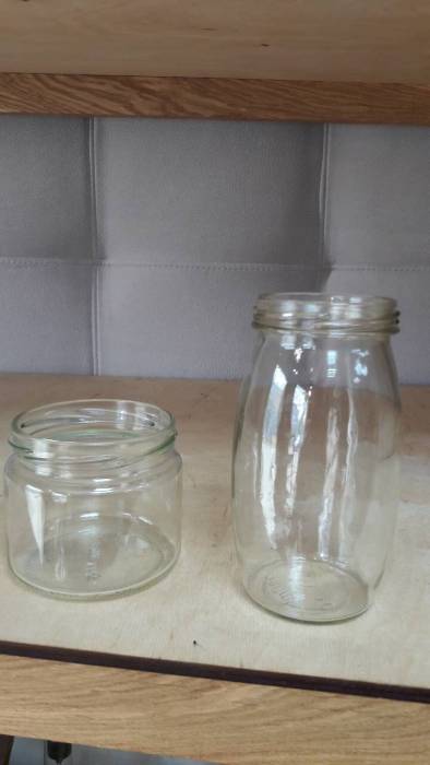 Купити Купити Стеклянная банка с резьбой Алибаба 0,350 л в розницу и оптом в Україні в Україні