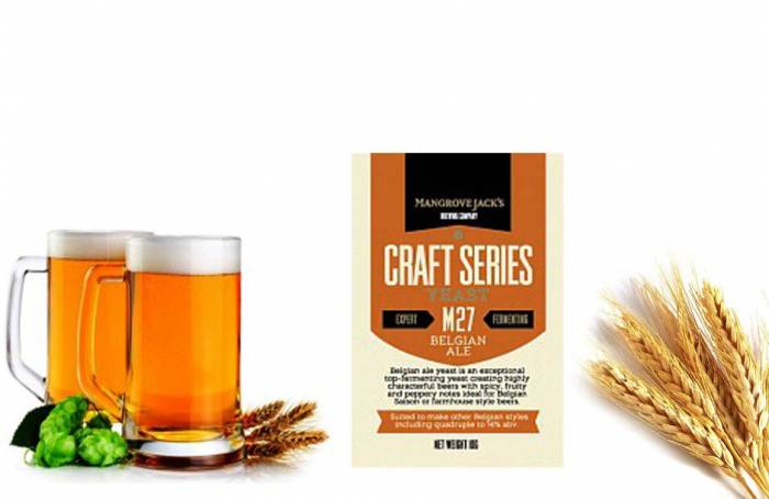 Дрожжи сухие Mangrove Jacks Belgian Ale Yeast 10 g Камея