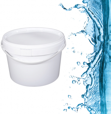 Відро кругле з кришкою 15,7 л (біле) Карликова галактика Скульптора