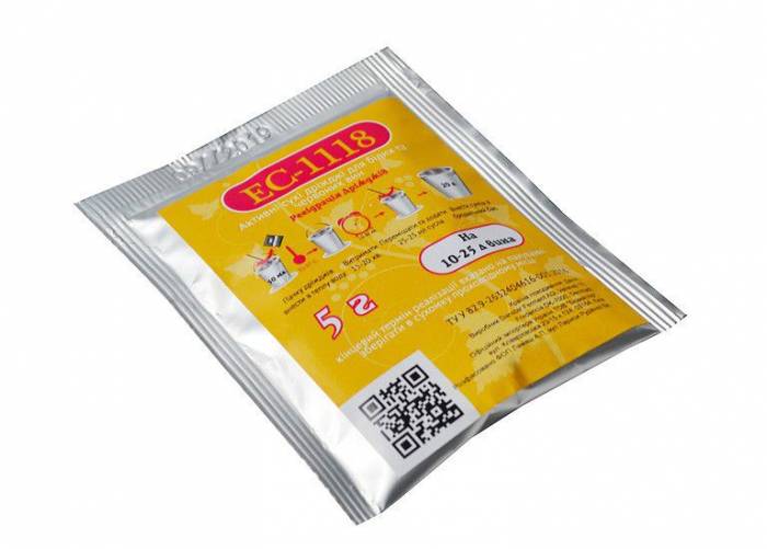 Винные дрожжи Lalvin EC 1118 (5 грамм) Хониаpа