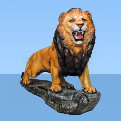 Лев - Набивная фигура из полистоуна