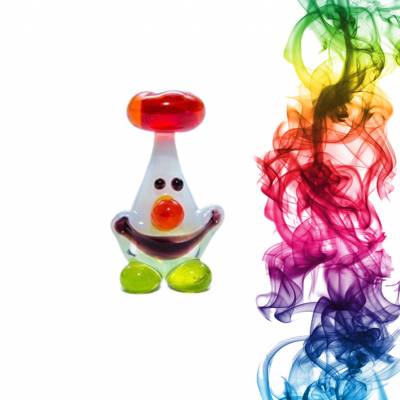 Забавная стеклянная фигурка ручной работы Велеград