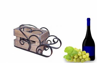 Подставка для двух бутылок Пансион