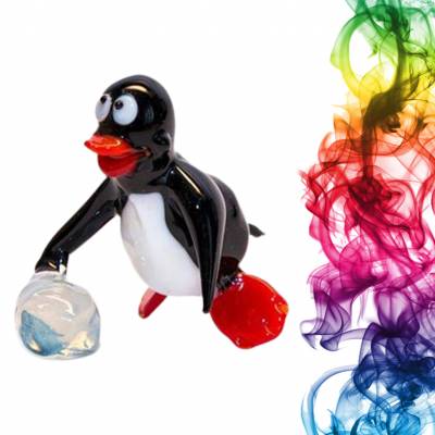 Фигурка из стекла Пингвин Гроне