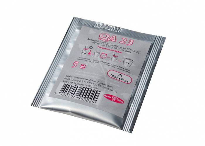 Винные дрожжи Lalvin QA 23 (5 грамм) Эр-Рияд