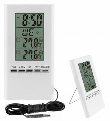 Электронный белый термометр Тожим