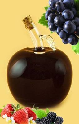 Пляшка у вигляді персика