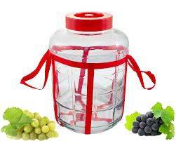 Бутыль 19 л с пластиковой закруткой и подвязками Дуб