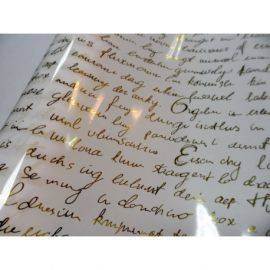 Пленка метапринт Лист на белом