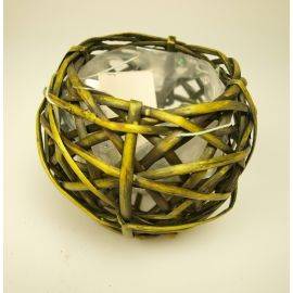 Кашпо « Плетеный шар » 12 см