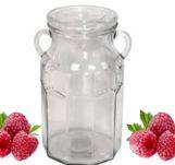 Стеклянная банка с ручками 3л Нолина 