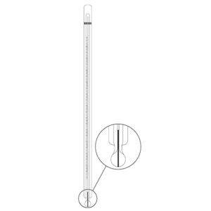 ТЕРМОМЕТР МЕТЕОРОЛОГИЧЕСКИЙ МАКСИМАЛЬНЫЙ BS 692 (1)