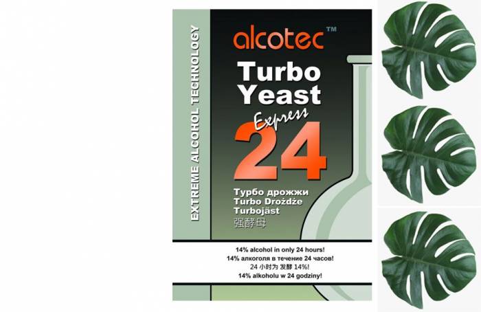 Купити Купити Дрожжи alcotec turbo yeast express 24 205 гр Кавагебо в Україні в Україні