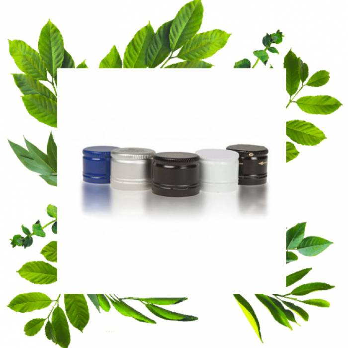 Алюмінієві ковпачки з нанесенням логотипа Ріно 30×24 мм