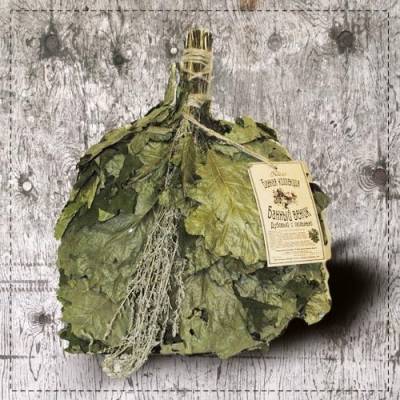 Банный веник дубовый с наполнением (полынь, мята)