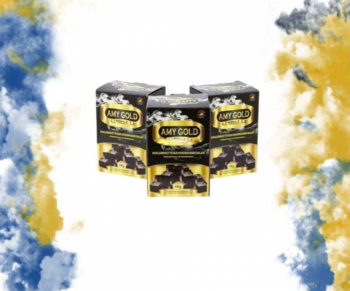 Купити Купити Уголь Кокосовый AMY Gold 1kg в Україні в Україні