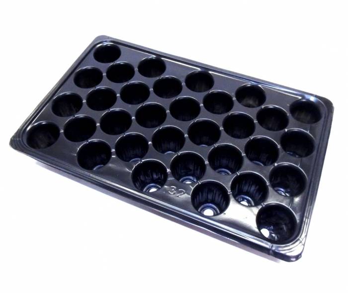 ПВХ поддон для саженцев Побег на 32 ячейки