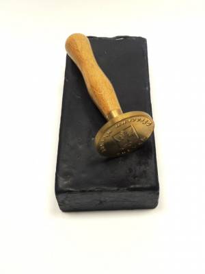 Синий сургуч почтовый в брусках 2 3