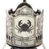 НИКЕЛИРОВАННЫЙ ПОДСТАКАННИК &quot;РАК&quot;