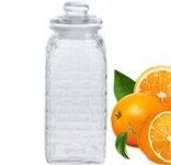 Стеклянная банка со стеклянной крышкой 1900мл Пиррозия 