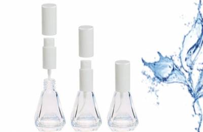 Стеклянный флакон "Венера белая" 8 мл с металлическим распылителем