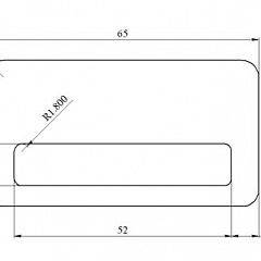 Купить заготовка для бейджей 65x36 мм Сад
