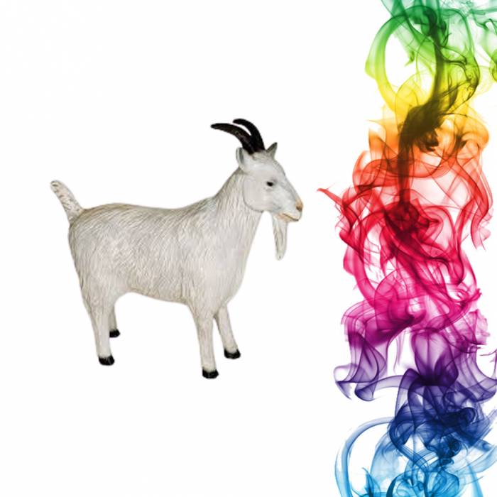 Садовая фигура купить Козел высота 92 см яблоня