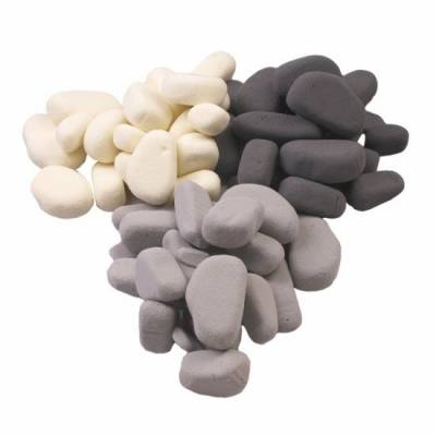 OASIS RAINBOW Галька слоновая кость, серебряный.серый