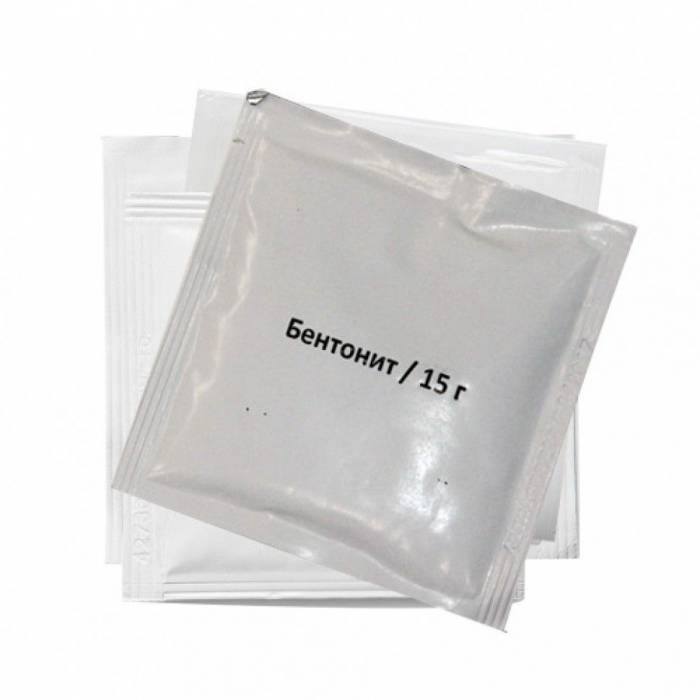 Бентонит - Препарат для осветления вин 15г
