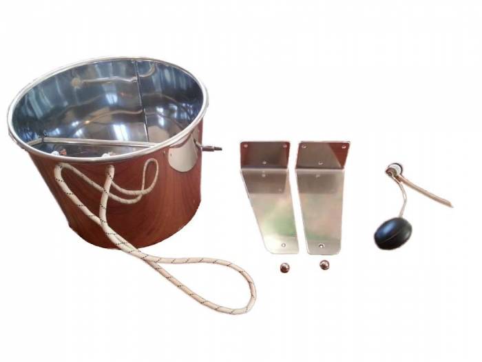 Ведро водопад из нержавейки 25 л Мойдодыр