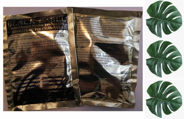 Дрожжи black label turbo yeast 90 гр Кайлас