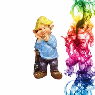 Садовая фигура купить Хоббит высота 46 см хурма
