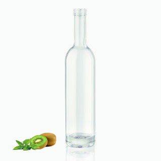 Купить Стеклянная бутылка Квинт 500 мл с конусной корковой пробкой