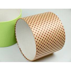 Цилиндр для цветов President 160 m горох коричневый