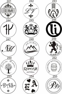 Матрица индивидуальная для тиснения сургуча