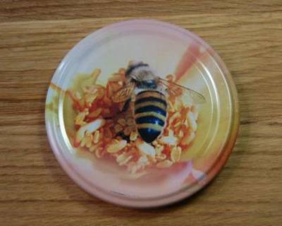 Крышка Твист-Офф Пчелка на цветке 82 мм Тарлингтон