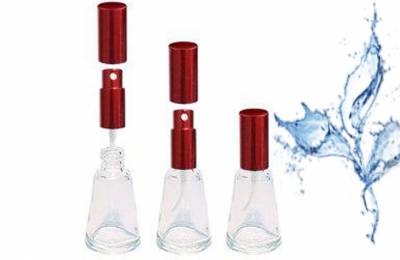 Флакон из стекла для духов "Изида красная" 10 мл с металлическим колпачком и распылителем