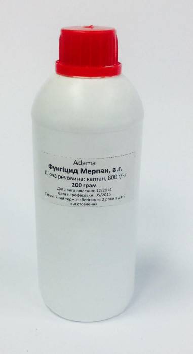 Фунгицид Мерпан для  борьбы с вредителями яблони и винограда