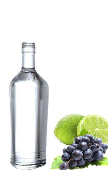 Купити Купити Стеклянная бутылка для алкогольных напитков "Киви" 0,75 л  в Україні в Україні