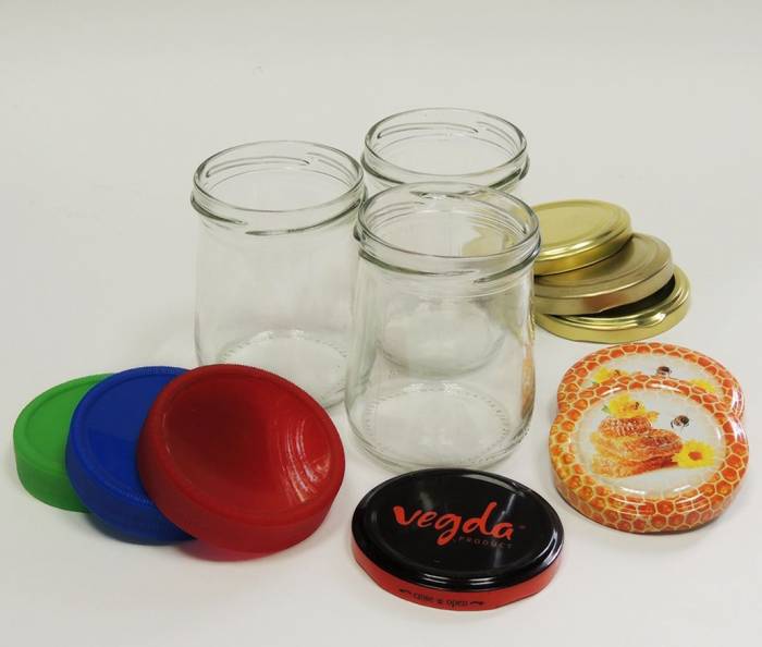 Баночка стеклянная  маломерная 180 мл под крышку Крит.Купить маленькую банку для варенья в Киеве 1